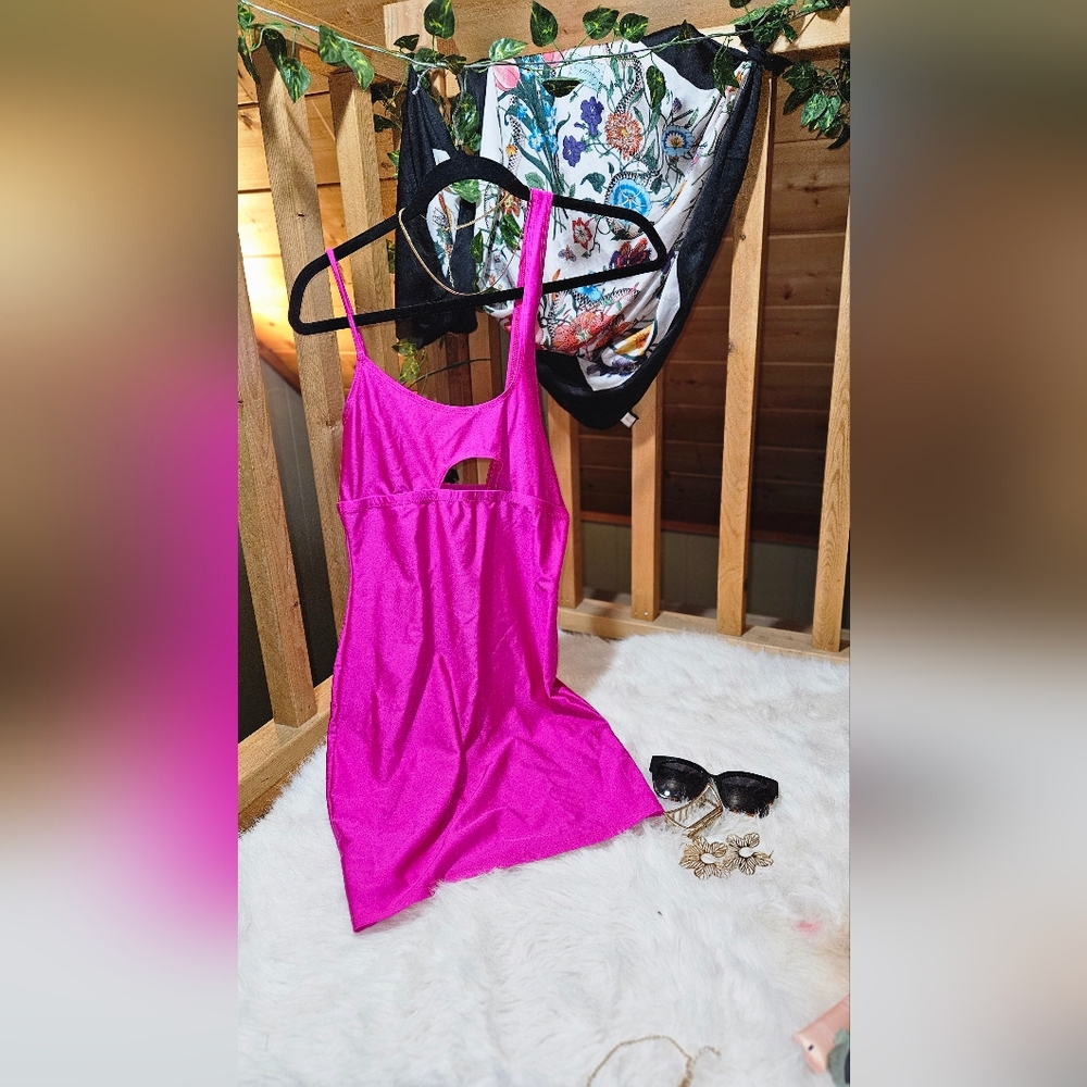 Vibrant Pink Sleeveless Top